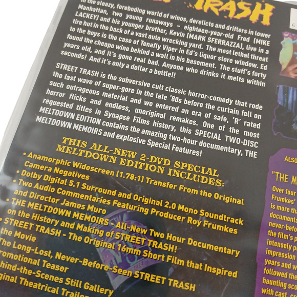 Street Trash – Special Two-Disc Meltdown Edition ~ Autograph Edition #24/50 - Picture 6 of 16